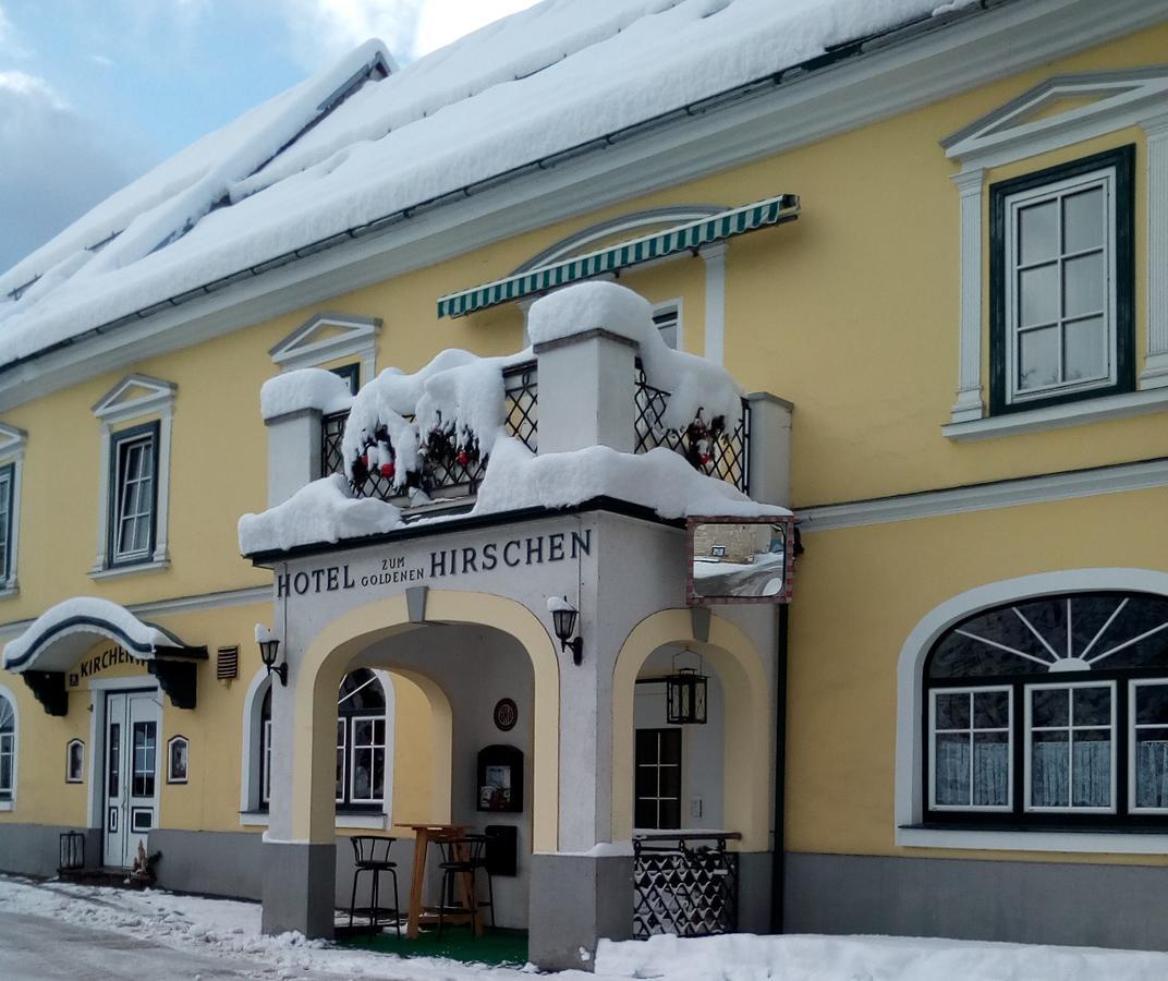 Hotel Zum Goldenen Hirschen Göstling an der Ybbs Esterno foto